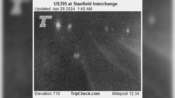 Stanfield: US 395 at - Interchange Traffic Camera