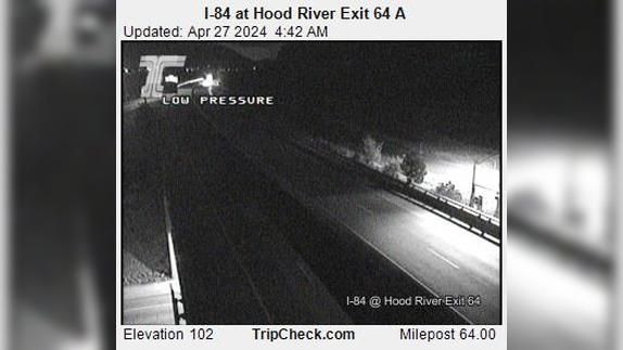 Hood River: I-84 at - Exit 64 A Traffic Camera