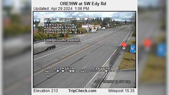 Traffic Cam Sherwood: ORE99W at SW Edy Rd Player
