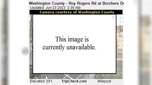 Traffic Cam Sherwood: Washington County - Roy Rogers Rd at Borchers Dr Player