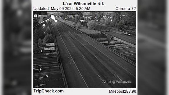 Wilsonville: I-5 at - Rd Traffic Camera