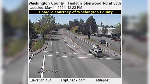 Traffic Cam Tualatin: Washington County - Sherwood Rd at 95th Player