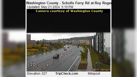 Traffic Cam Durham: Washington County - Scholls Ferry Rd at Roy Rogers Rd Player