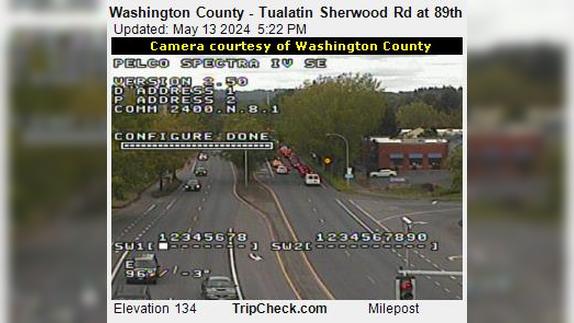 Traffic Cam Tualatin: Washington County - Sherwood Rd at 89th Player