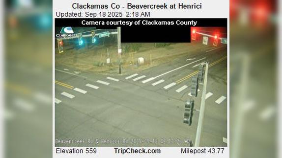 Traffic Cam Rivergrove: Clackamas Co - Beavercreek at Henrici Player