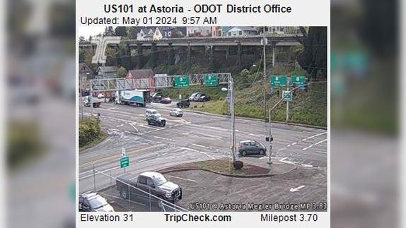 Traffic Cam Astoria: US101 at - ODOT District Office Player