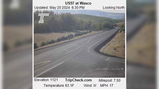 Traffic Cam Wasco: US97 at Player