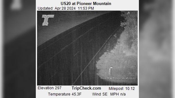 Newport: US 20 at Pioneer Mountain Traffic Camera