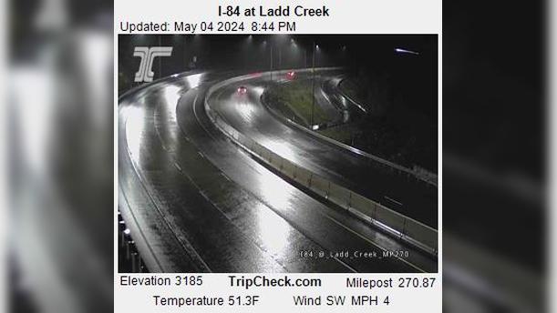 Union: I-84 at Ladd Creek Traffic Camera
