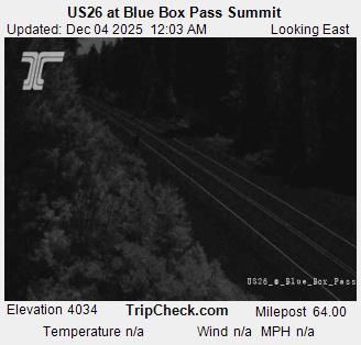 Traffic Cam Wasco: US 26 at Blue Box Pass Summit Player