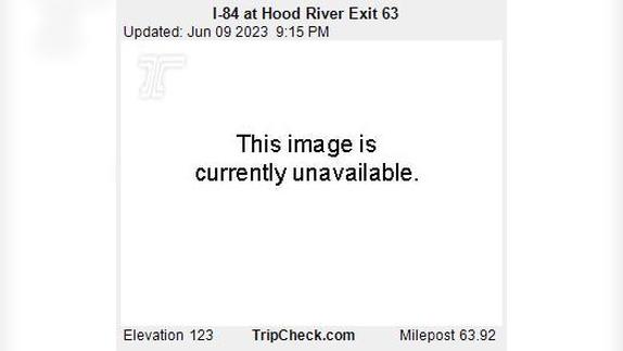 Hood River: I-84 at - Exit Traffic Camera