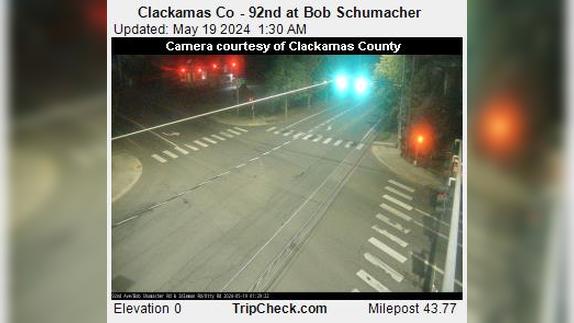 Traffic Cam Rivergrove: Clackamas Co - 92nd at Bob Schumacher Player