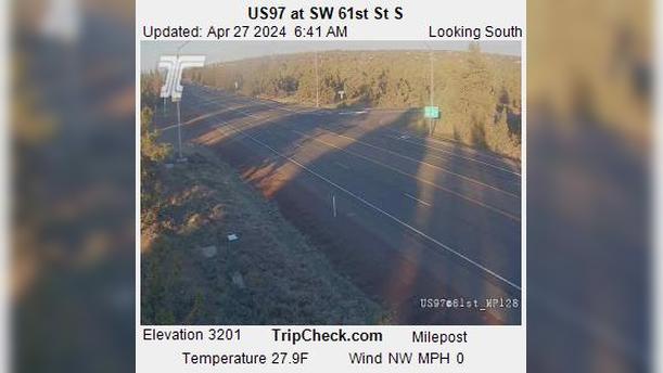Bend: US 97 at SW 61st St S Traffic Camera