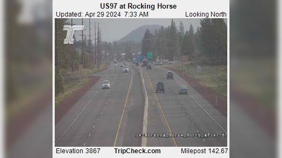 Traffic Cam Bend: US 97 at Rocking Horse NB Player