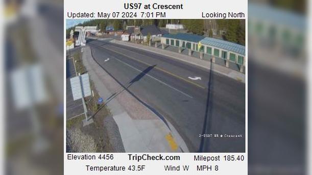 Crescent: US 97 at Traffic Camera