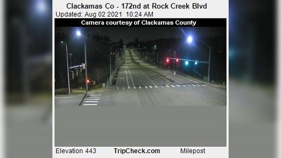 Damascus: Clackamas Co - nd at Rock Creek Blvd Traffic Camera