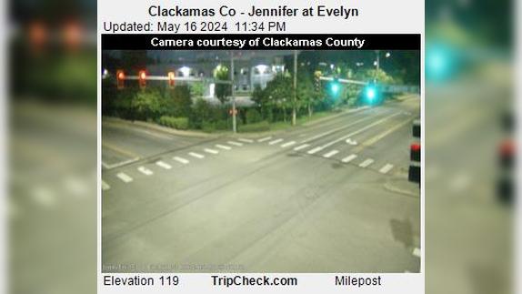 Traffic Cam Rivergrove: Clackamas Co - Jennifer at Evelyn Player