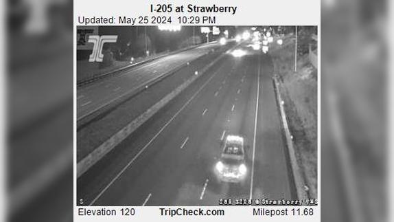 Johnson City: I-205 at Strawberry Traffic Camera