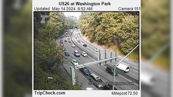 Traffic Cam Portland: US 26 at Washington Park Player