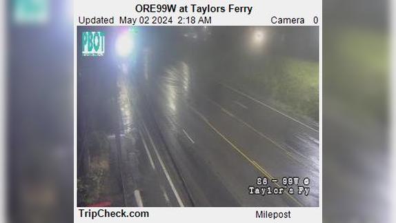 Portland: ORE99W at Taylors Ferry Traffic Camera