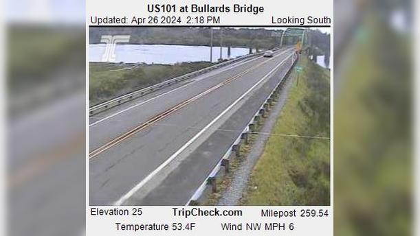 Bandon: US101 at Bullards Bridge Traffic Camera
