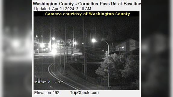 Traffic Cam Hillsboro: Washington County - Cornelius Pass Rd at Baseline Rd Player