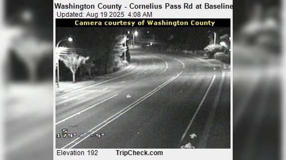 Traffic Cam Hillsboro: Washington County - Cornelius Pass Rd at Baseline Rd Player