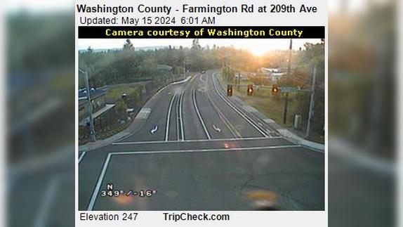Traffic Cam Durham: Washington County - Farmington Rd at 209th Ave Player