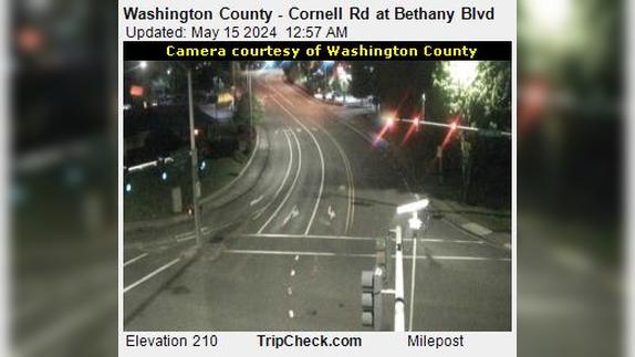 Traffic Cam Durham: Washington County - Cornell Rd at Bethany Blvd Player