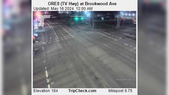 Traffic Cam Hillsboro: ORE8 (TV Hwy) at Brookwood Ave Player