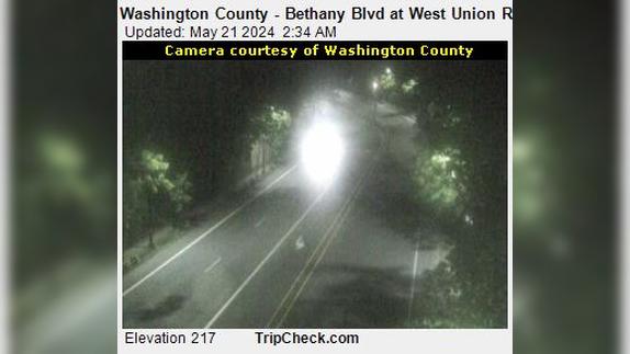 Traffic Cam Durham: Washington County - Bethany Blvd at West Union Rd Player