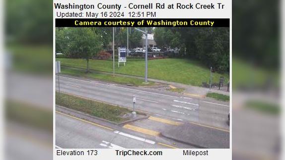 Traffic Cam Cornelius: Washington County - Cornell Rd at Rock Creek Tr Player