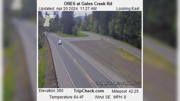 Traffic Cam Gales Creek: ORE6 at - Rd Player