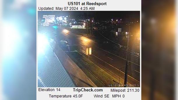 Reedsport: US101 at Traffic Camera