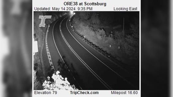 Scottsburg: ORE38 at Traffic Camera