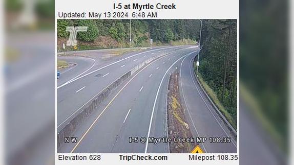 Myrtle Creek: I-5 at Traffic Camera
