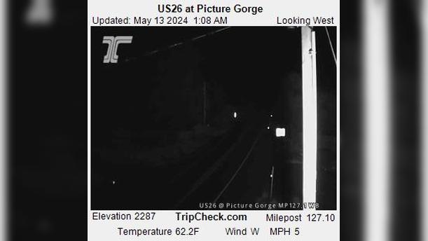Traffic Cam Dayville: US 26 at Picture Gorge Player