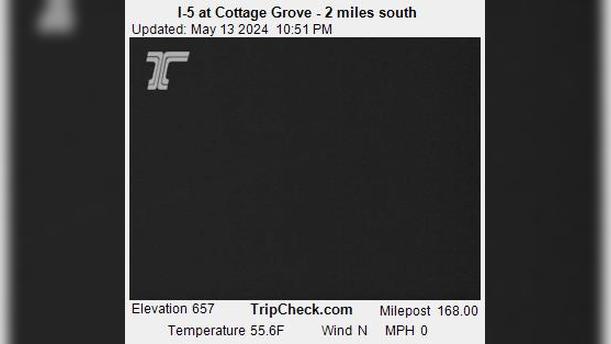 Traffic Cam Cottage Grove: I-5 at - 2 miles south Player
