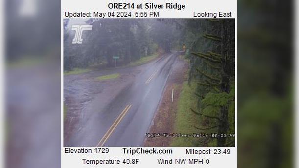 Lyons: ORE214 at Silver Creek Traffic Camera