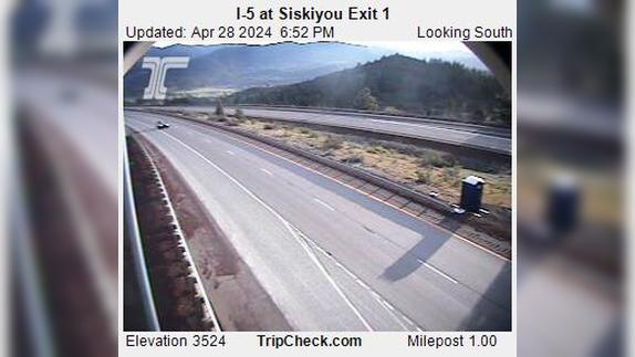 Traffic Cam White City: I-5 at Siskiyou Exit Player