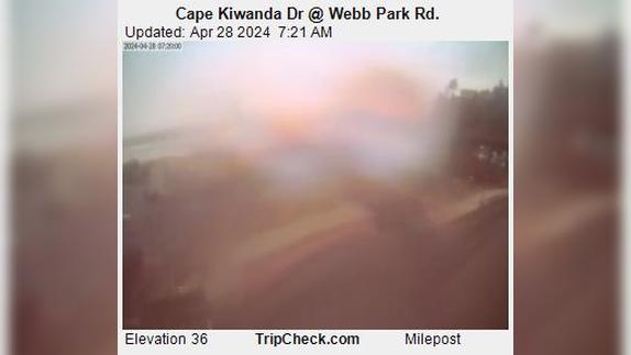 Pacific City: Cape Kiwanda Dr @ Webb Park Rd Traffic Camera