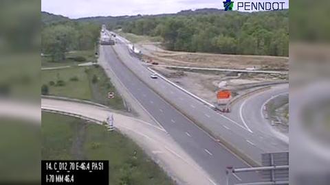 Traffic Cam Rostraver Township: I-70 @ EXIT 46B (PA 51 NORTH PITTSBURG) Player