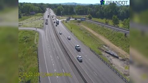 Traffic Cam South Whitehall Township: US 22 @ CEDAR CREST BLVD EXIT Player