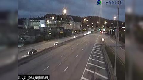 Traffic Cam North Shore: PA 65 @ ALLEGHENY AVE EXIT Player