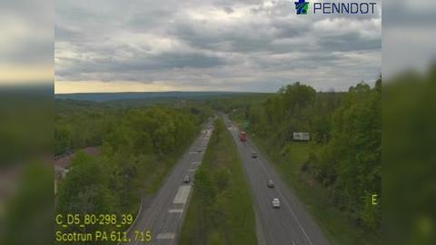 Traffic Cam Pocono Township: I-80 @ EXIT 299 (PA 715 TANNERVILLE) Player
