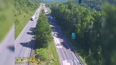 Pocono Township: I-80 @ EXIT 299 (PA 715 TANNERVILLE) Traffic Camera