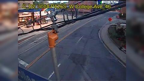 Downtown State College: SR 3014 @ WEST COLLEGE AVE Traffic Camera