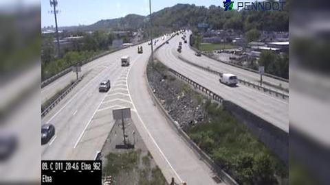 Traffic Cam Etna: PA 28 @ PA 8 NORTH - BUTLER EXIT Player