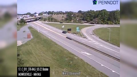 Traffic Cam Monroeville: US 22 BUSINESS @ I-376 INTERCHANGE Player