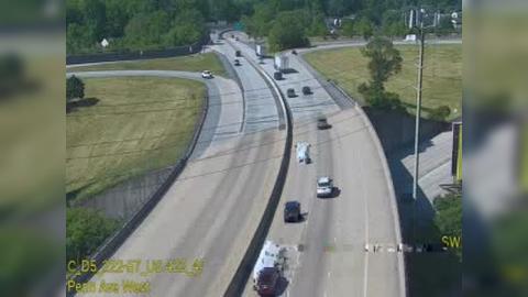 Traffic Cam Wyomissing: US 222 @ US 422 PENN AVE EXIT Player